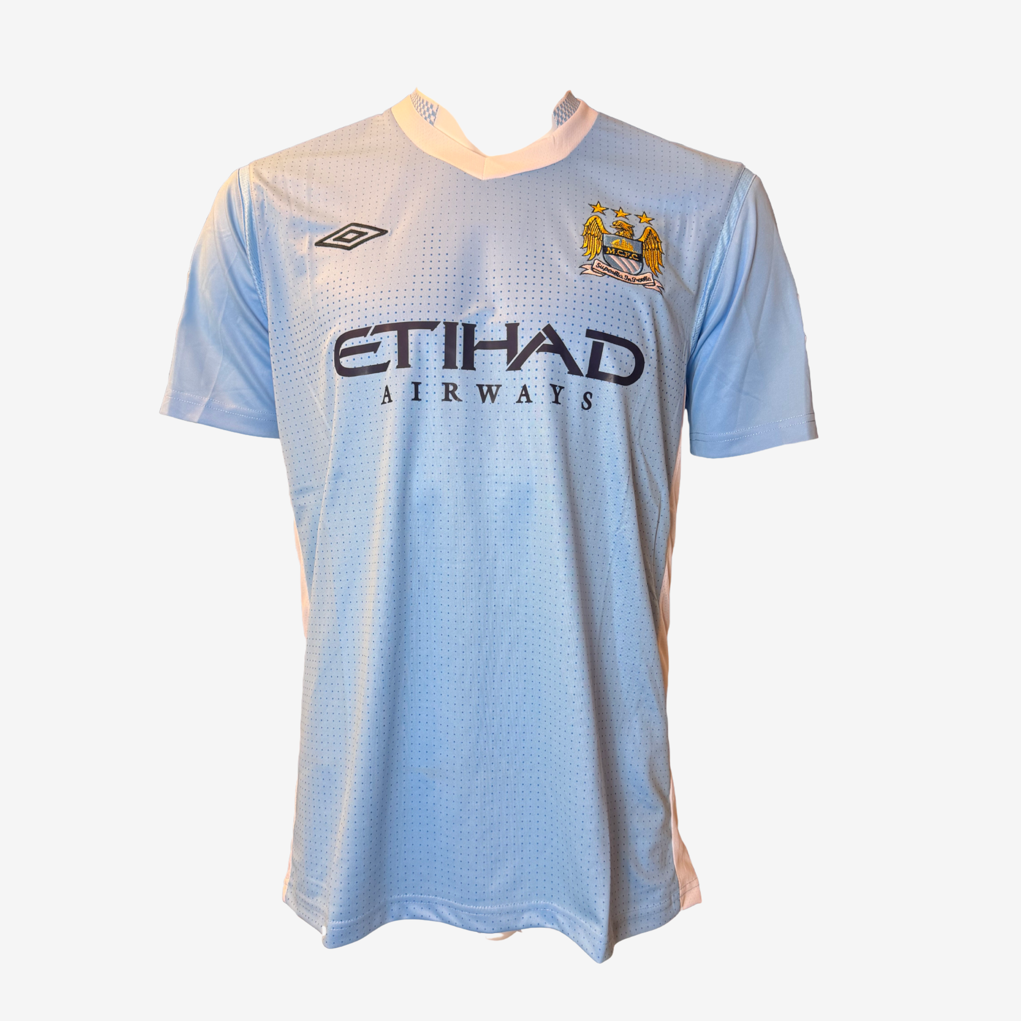 Carlos Tevez Signed Manchester City Home Shirt - 2011-2012