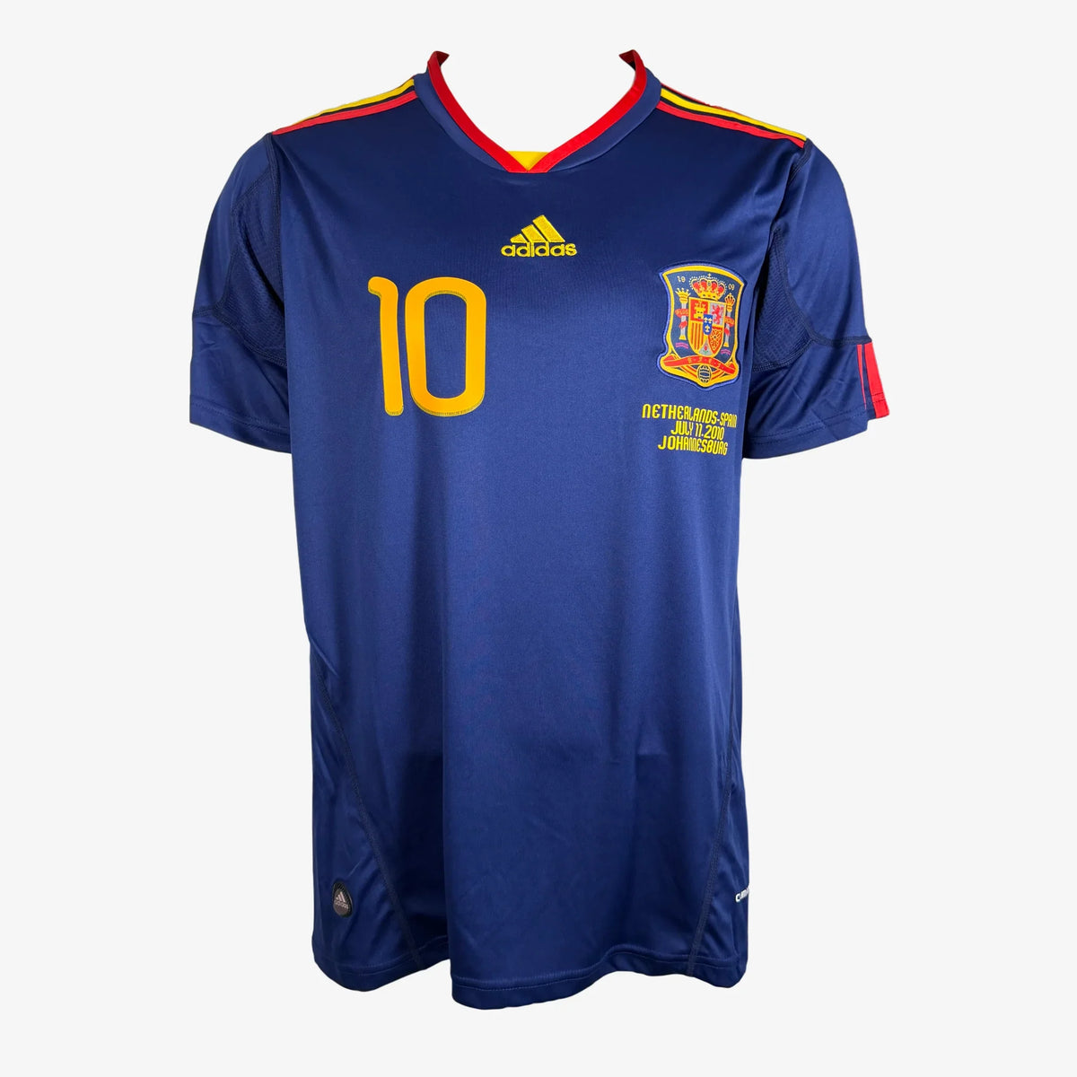 CescFabregasSignedSpain2010WorldCupFinalAwayShirt-front | Iconic Shirts