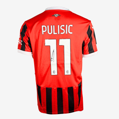 Christian Pulisic Signed AC Milan 2024–25 Home Shirt