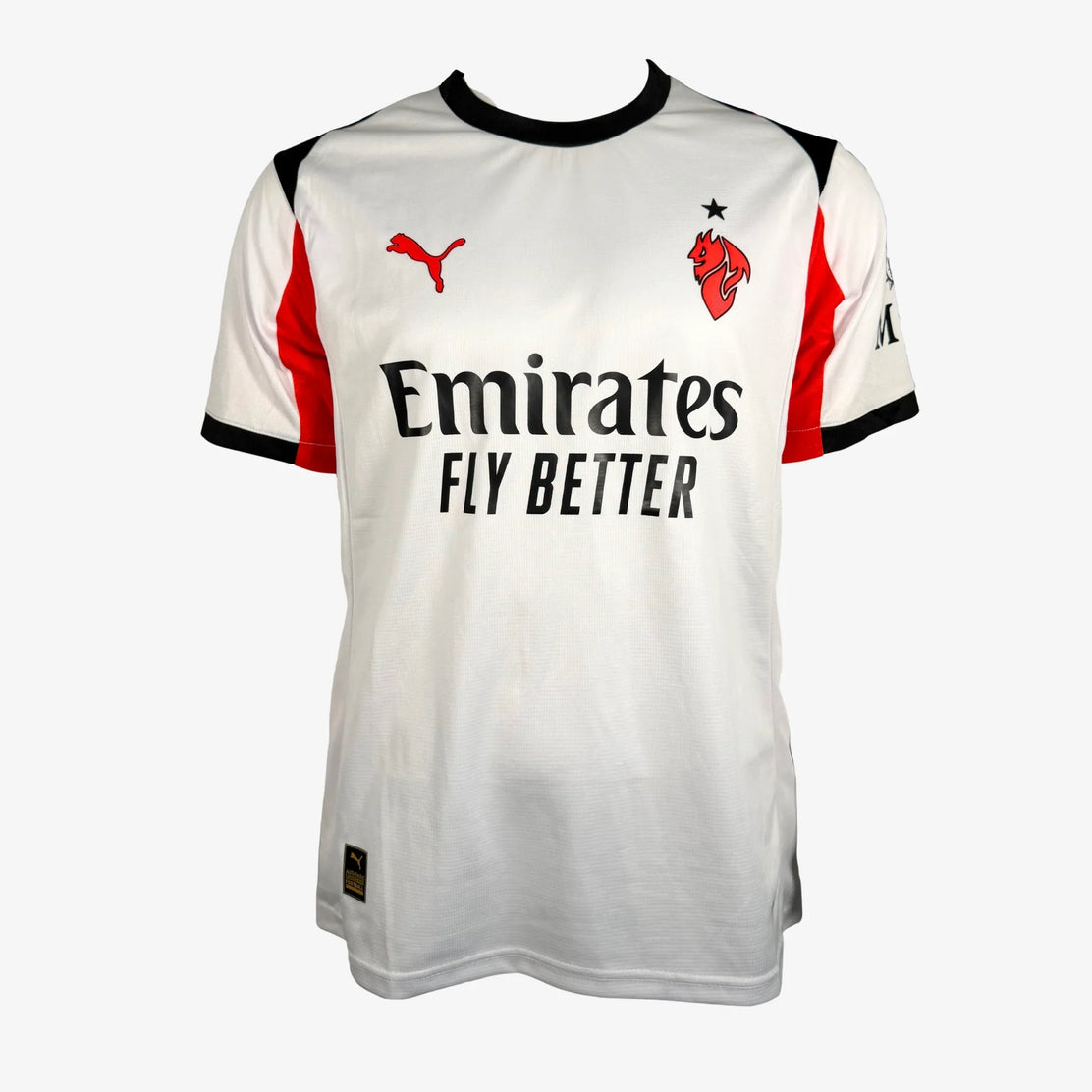 ChristopherNkunkuSignedACMilan2025_26AwayShirt-front | Iconic Shirts