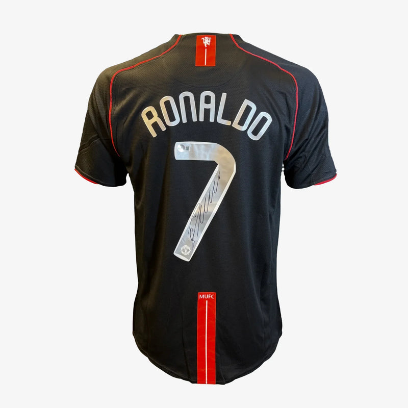 CristianoRonaldoSignedManchesterUnitedAwayShirt-2007_08-front | Iconic Shirts