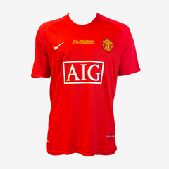 Cristiano Ronaldo Signed Manchester United Home Shirt Champions League Final 2008