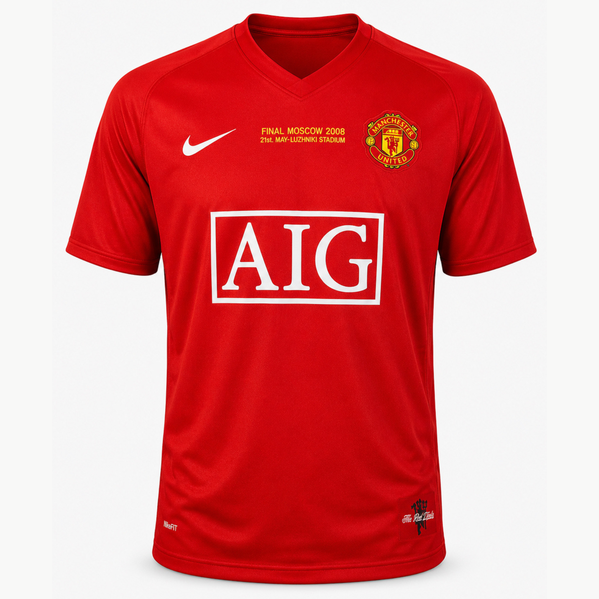 Cristiano Ronaldo Signed Manchester United Home Shirt Champions League Final 2008
