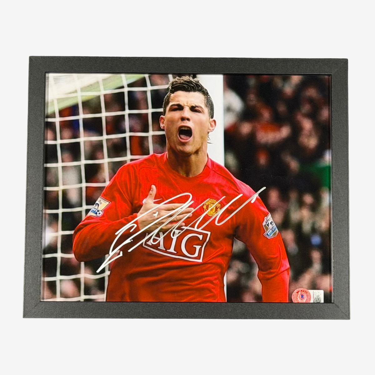 Cristiano Ronaldo Signed Manchester United Photo