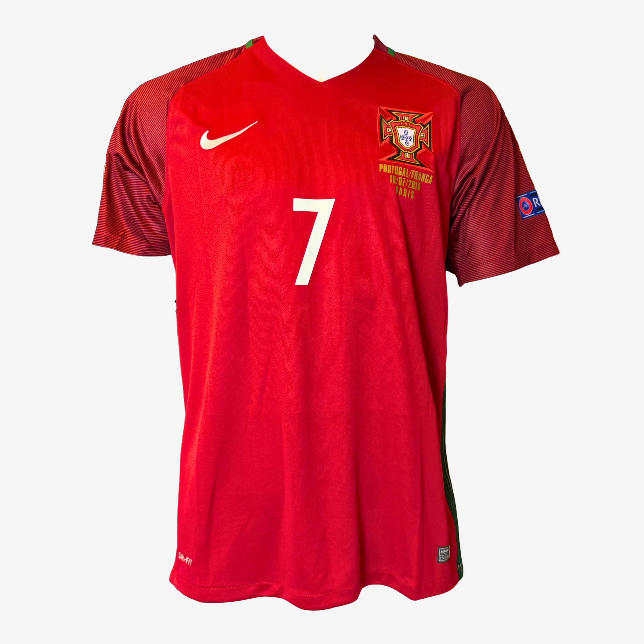 Cristiano Ronaldo Signed Portugal Home Shirt Euro 2016