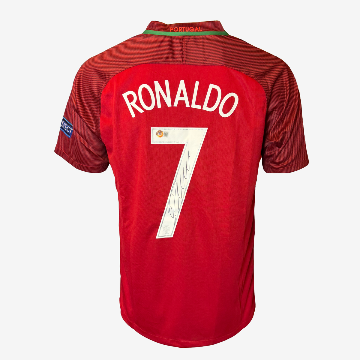 Cristiano Ronaldo Signed Portugal Home Shirt Euro 2016