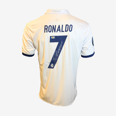 Cristiano Ronaldo Signed Real Madrid Home Shirt Champions League Final 2017