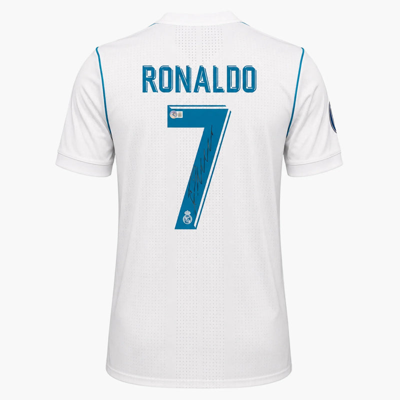 CristianoRonaldoSignedRealMadridShirt-2017-18ChampionsLeagueFinalKyiv | Iconic Shirts