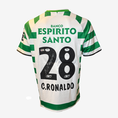 Cristiano Ronaldo Signed Sporting Lisbon Home Shirt - 2001-2002