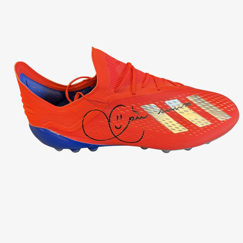 DaniAlvesSignedAdidasXFootballBoot | Iconic Shirts
