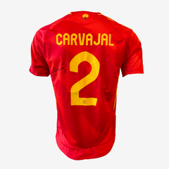 Dani Carvajal Signed Spain Home Football Shirt – Euro 2024