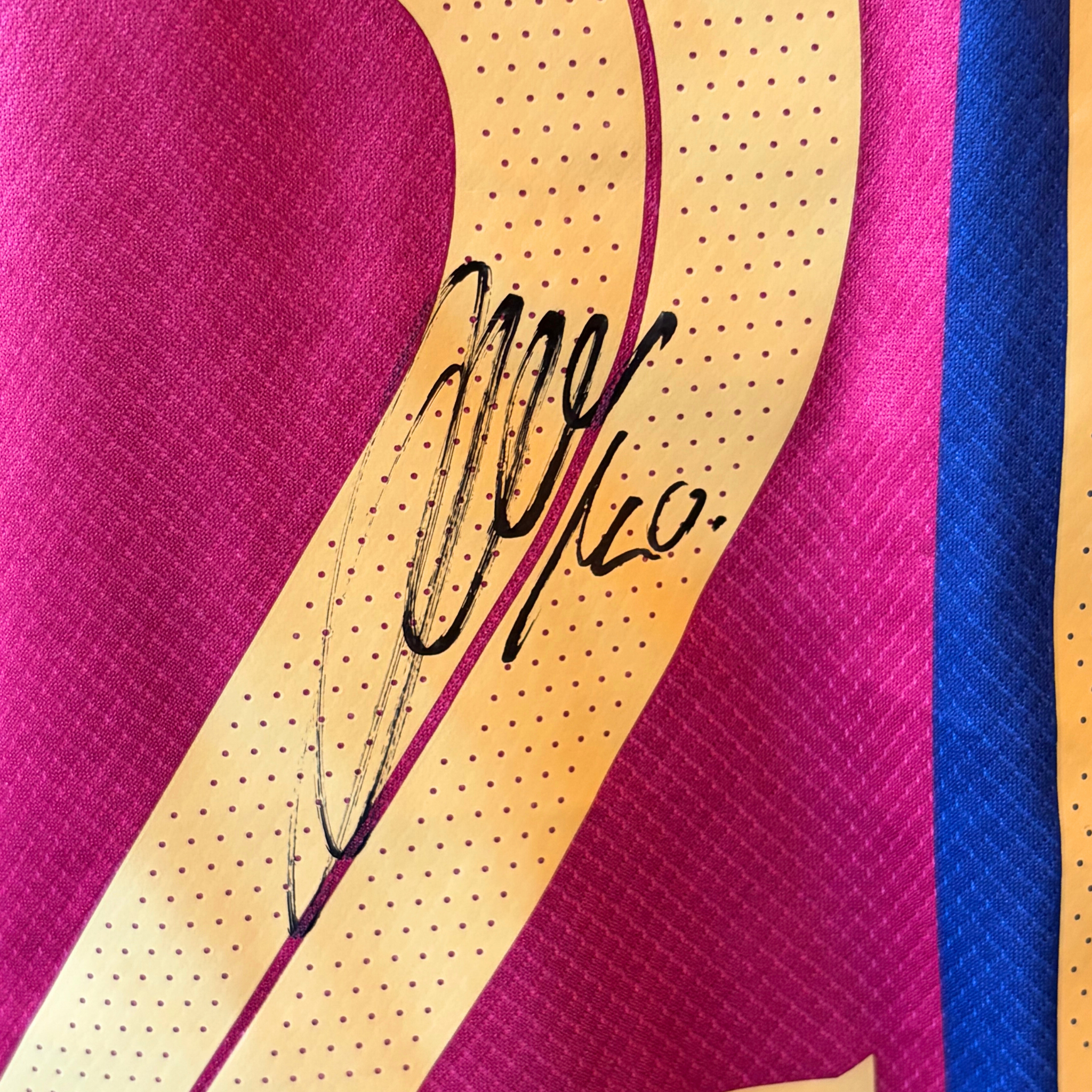 Dani Olmo Signed FC Barcelona Home Football Shirt – 2024–25