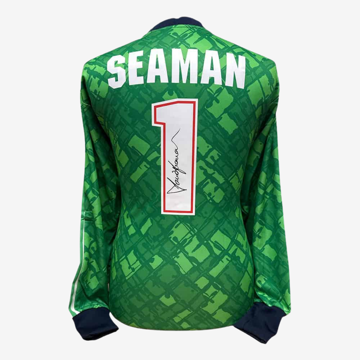 David Seaman Signed Arsenal Goalkeeper Shirt – Retro Edition