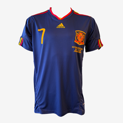 David Villa Signed Spain Away Football Shirt – 2010 World Cup