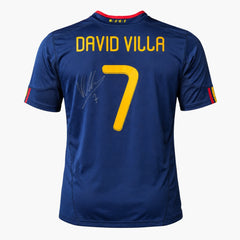 DavidVillaSignedSpainAwayFootballShirt_2010WorldCup_4be30644-2541-47a0-843f-05052b1c70d4 | Iconic Shirts