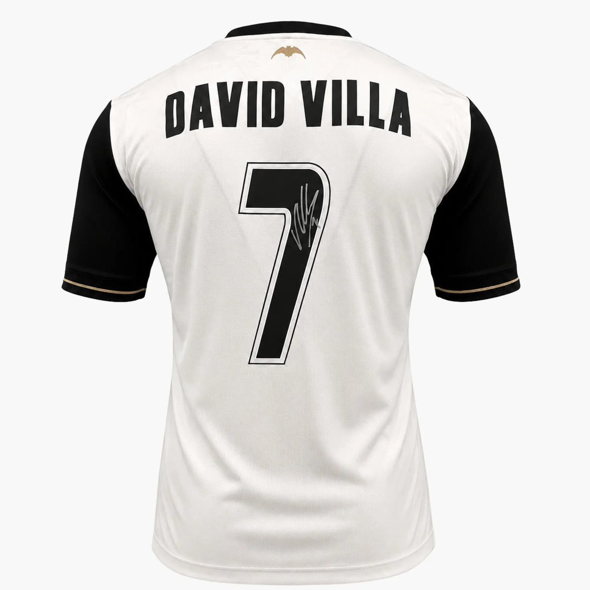 DavidVillaSignedValenciaHomeShirt | Iconic Shirts