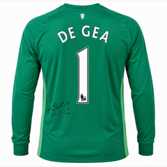 David de Gea Signed Manchester United 2014–15 Goalkeeper Shirt