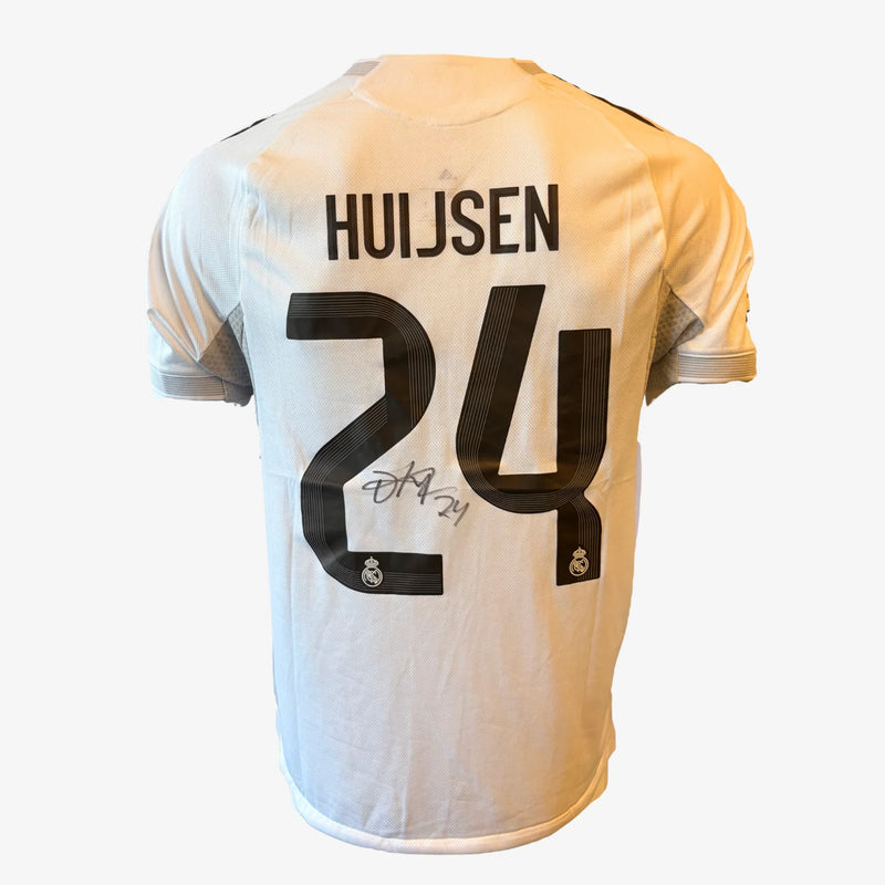 DeanHuijsenSignedRealMadridHomeFootballShirt_2025_26 | Iconic Shirts