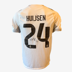 Dean Huijsen Signed Real Madrid Home Football Shirt – 2025–26