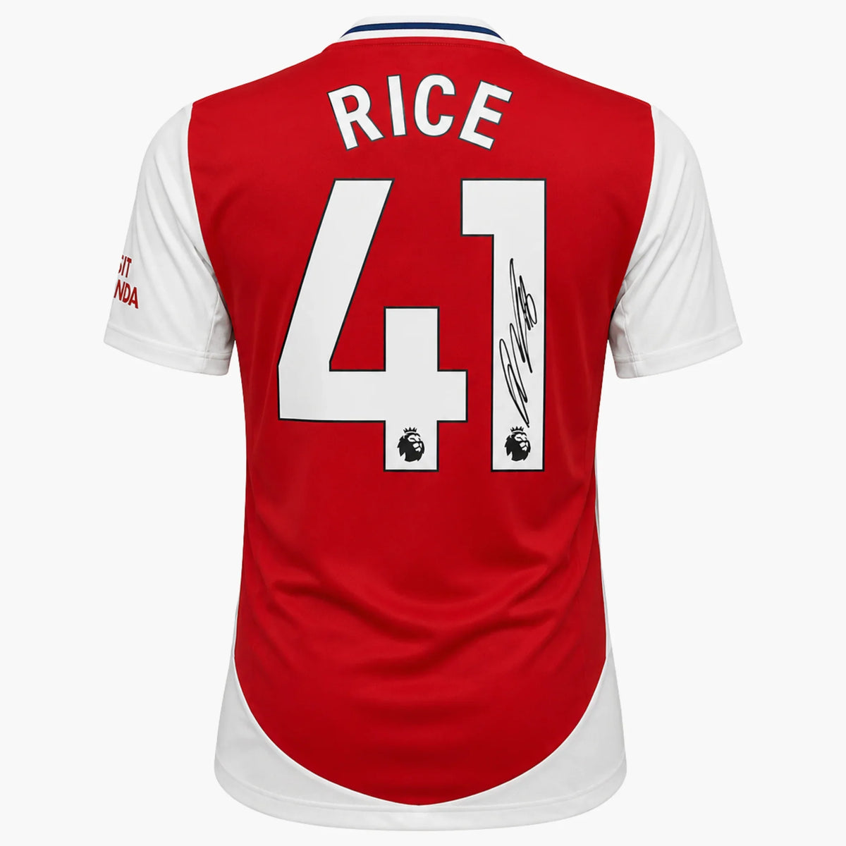 DeclanRiceSignedArsenal2024-2025HomeShirt | Iconic Shirts