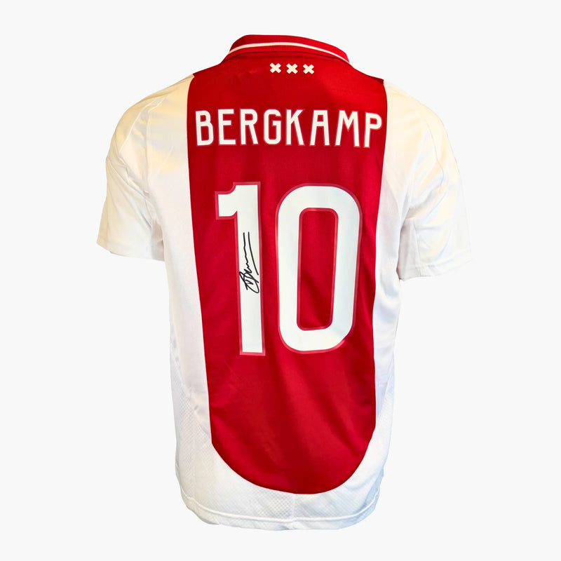 Dennis Bergkamp signiertes AFC-Ajax-Heimtrikot 2024/25 | Iconic Shirts