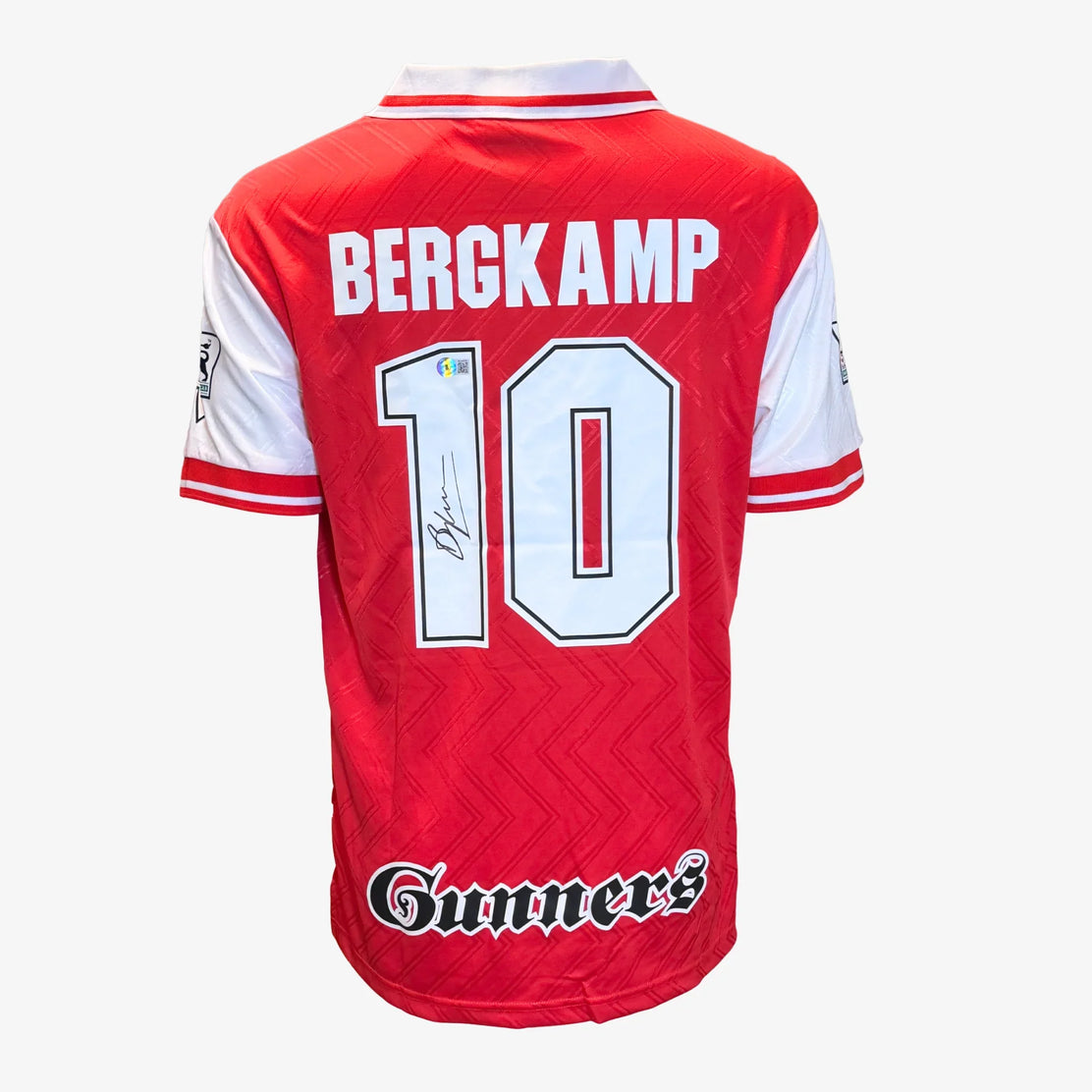 DennisBergkampSignedArsenal1996_97HomeShirt | Iconic Shirts