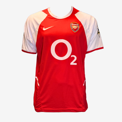 Dennis Bergkamp Signed Arsenal 2002–04 Home Shirt