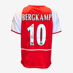 Dennis Bergkamp Signed Arsenal 2002–04 Home Shirt