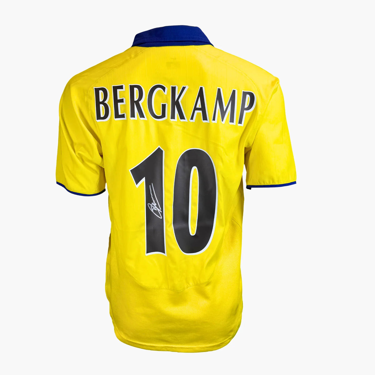 DennisBergkampSignedArsenalFCOriginal2003_04AwayShirt | Iconic Shirts