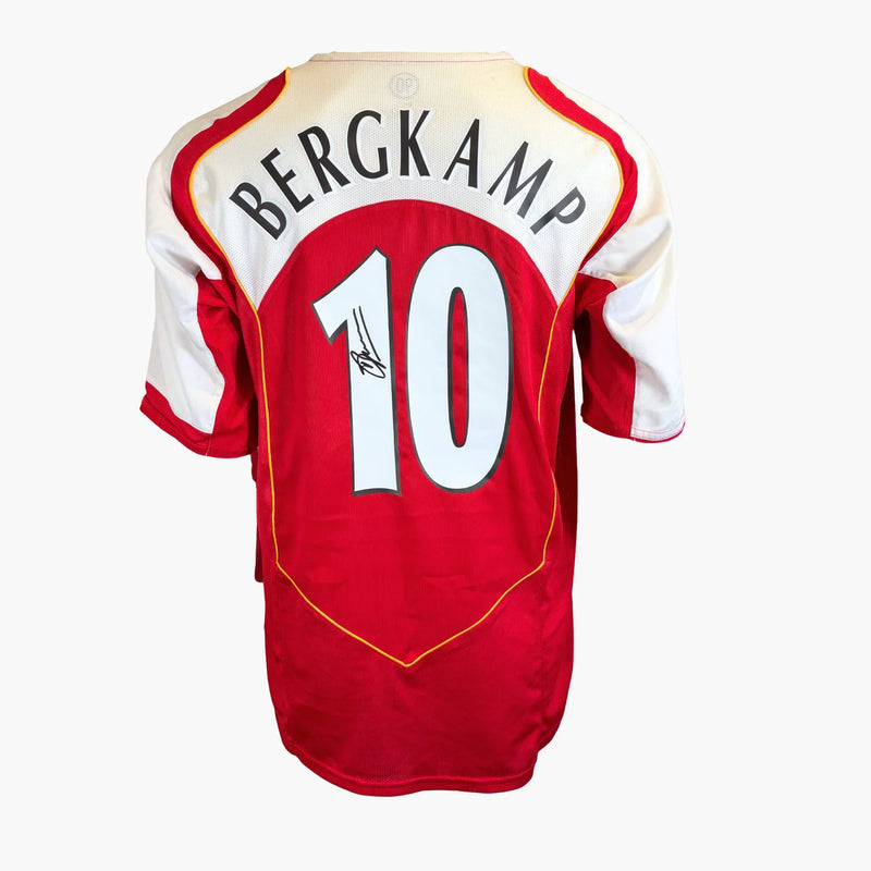 DennisBergkampSigniertesArsenalFCOriginal2004_05Heimtrikot | Iconic Shirts