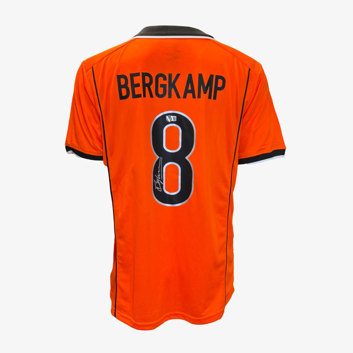 DennisBergkampSignedNetherlands1998WorldCupHomeShirt | Iconic Shirts