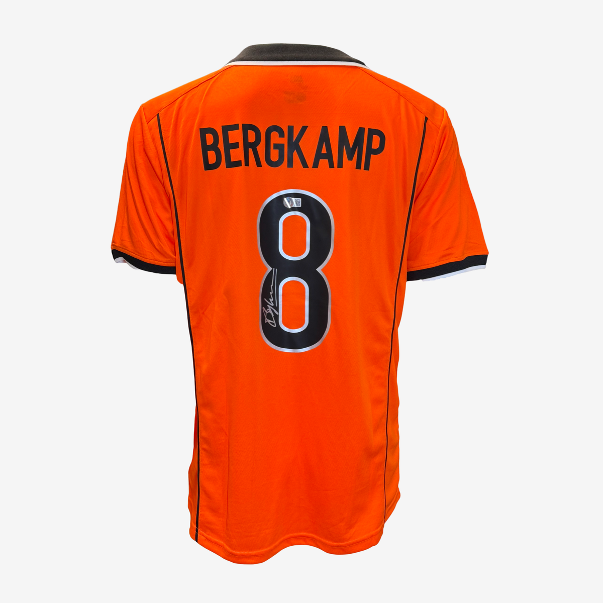 Dennis Bergkamp Signed Netherlands 1998 World Cup Home Shirt