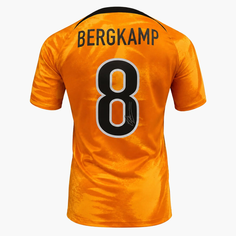 DennisBergkampSignedNetherlandsFootballShirt-2022-2023Home | Iconic Shirts
