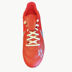 Dennis Bergkamp Signed Red Football Boot - Iconic Shirts # #