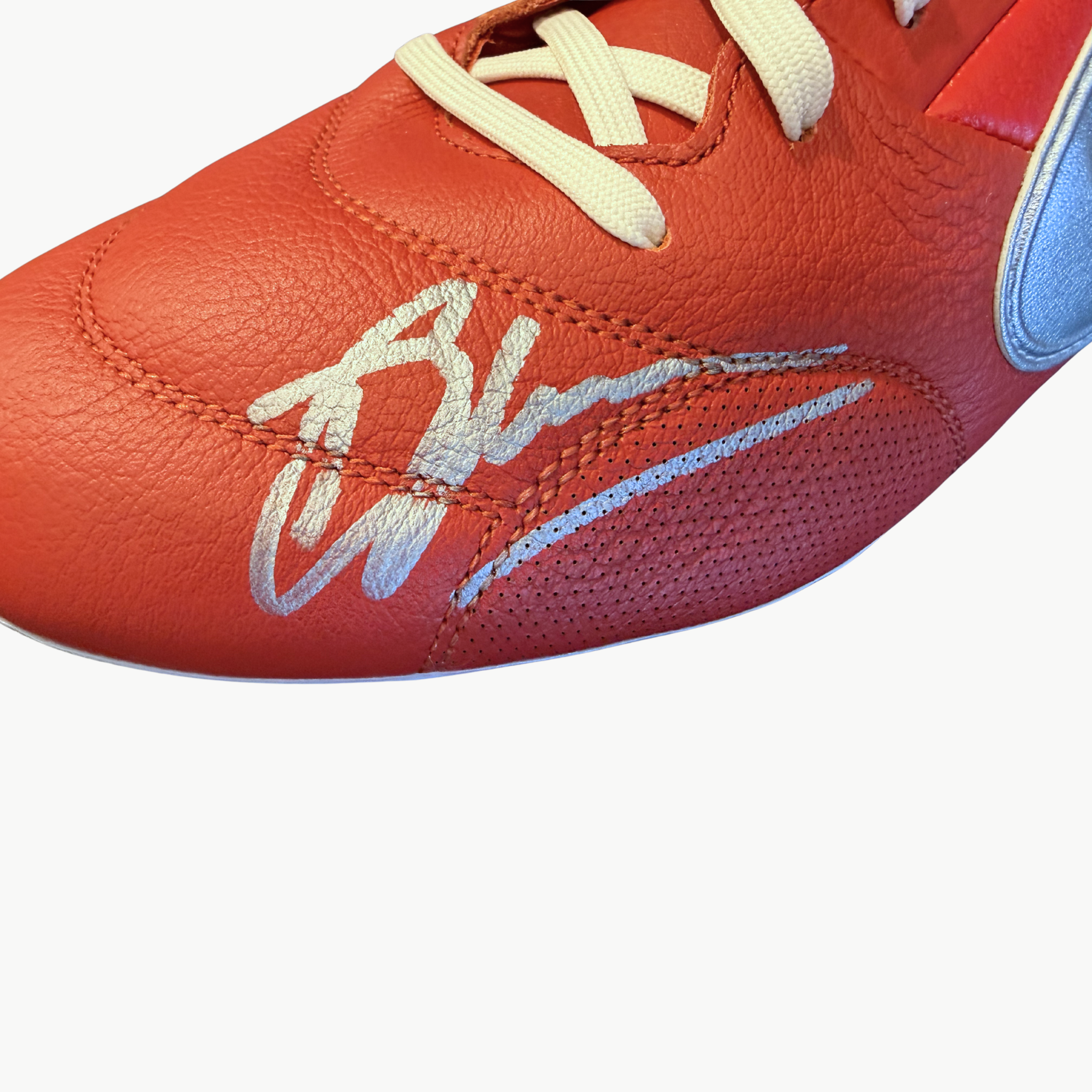 Dennis Bergkamp Signed Red Football Boot - Iconic Shirts # #