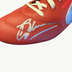 Dennis Bergkamp Signed Red Football Boot - Iconic Shirts # #