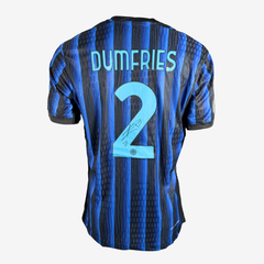 Denzel Dumfries Signed Inter Milan 2025–26 Home Shirt