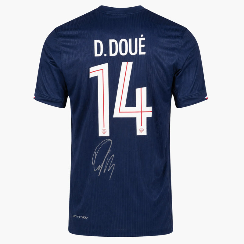 DesireDoueSignedPSGHomeShirt2025_26 | Iconic Shirts