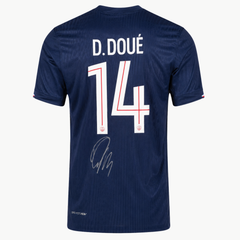 Désiré Doué Signed PSG Home Shirt 2025–26 - Iconic Shirts # #