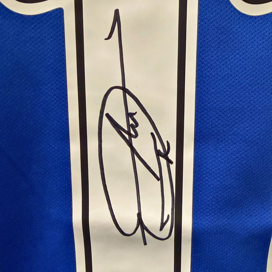 Didier Drogba signiertes Chelsea-Champions-League-Finaltrikot 2008 – Unterschrift | Ikonische Trikots