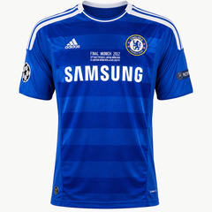 Camisa Oficial do Chelsea Autografada por Didier Drogba - Final da Liga dos Campeões 2012 (Casa)