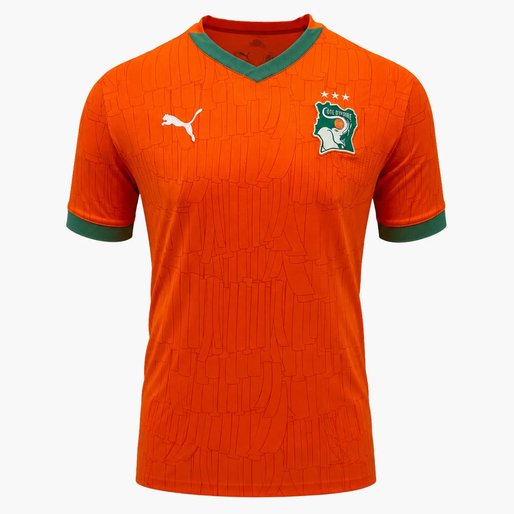 DidierDrogbaSignedIvoryCoastHomeShirt2024_25-front | Iconic Shirts