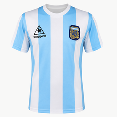 Diego Maradona Signed Argentina 1986 Home Retro Shirt