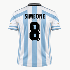 Diego Simeone Signed Argentina Home Shirt 1998