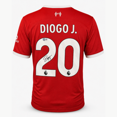 Diogo Jota Signed Liverpool Home Shirt - 2023-24