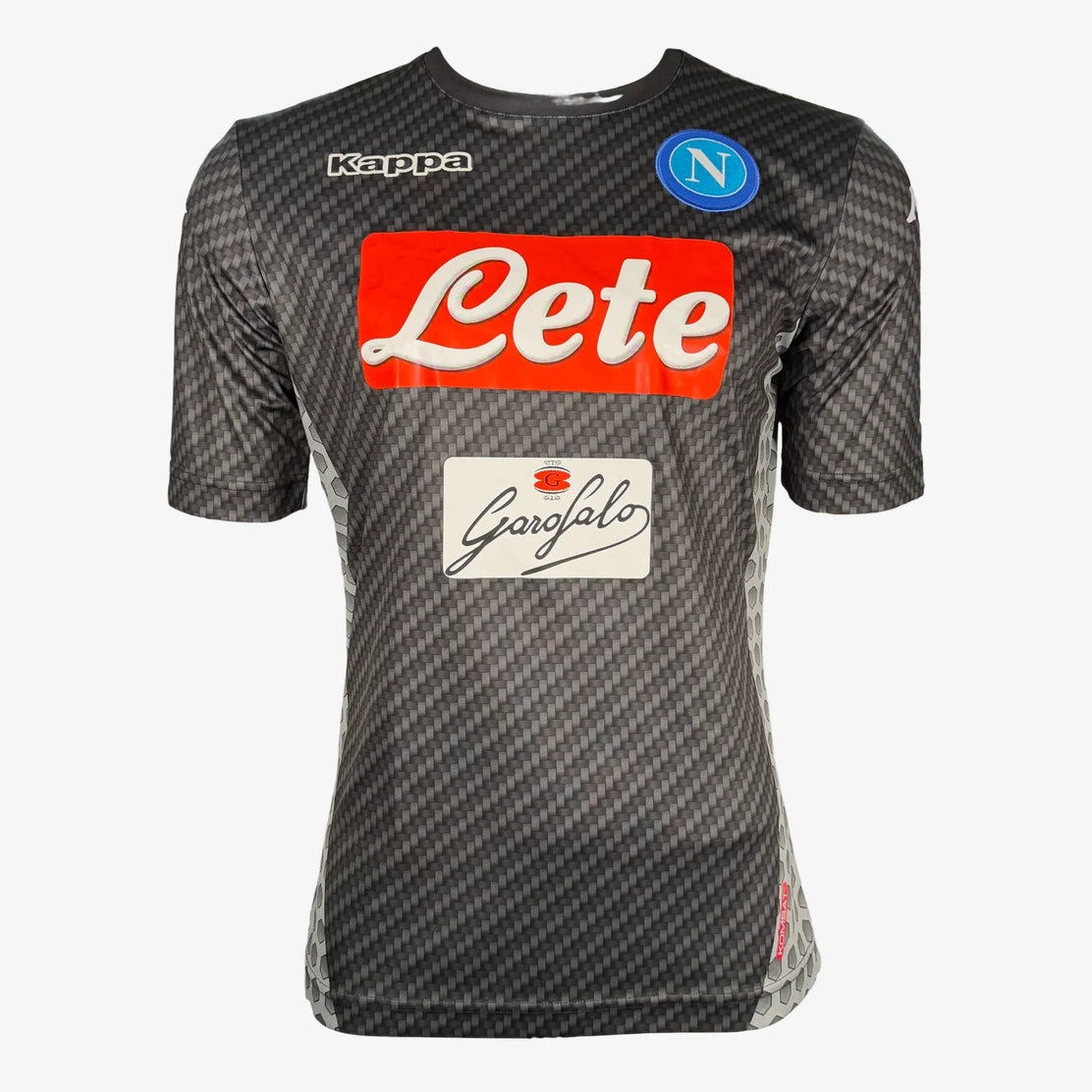 DriesMertensSignedSSCNapoli2017_18FourthShirt-front | Iconic Shirts