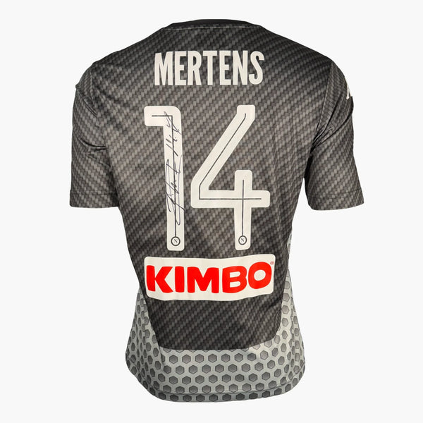 ナポリ Mertens Dries Mertens Signed SSC Napoli 2017–18 Fourth Shirt