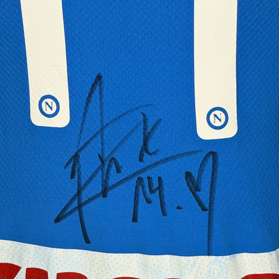 DriesMertensSignedSSCNapoli2017_18HomeShirt-signature | Iconic Shirts