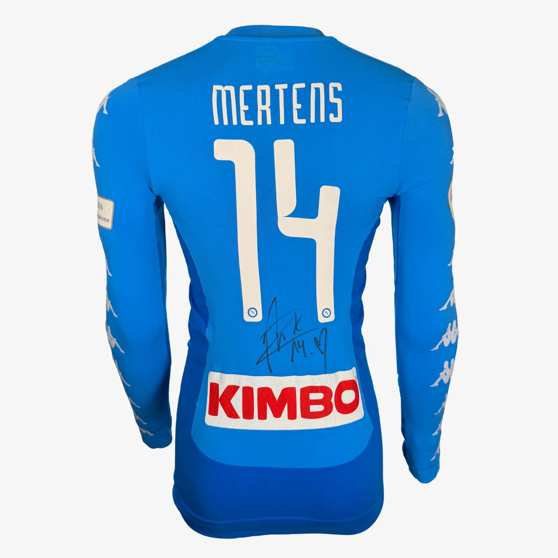 DriesMertensSignedSSCNapoli2017_18HomeShirt | Iconic Shirts