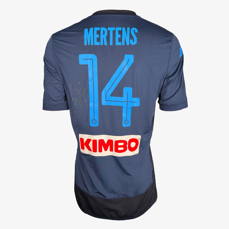 DriesMertensSignedSSCNapoli2017_18ThirdShirt | Iconic Shirts